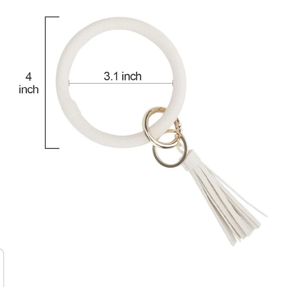Bangle Key Ring tassle bracelet - Picture 3 of 4